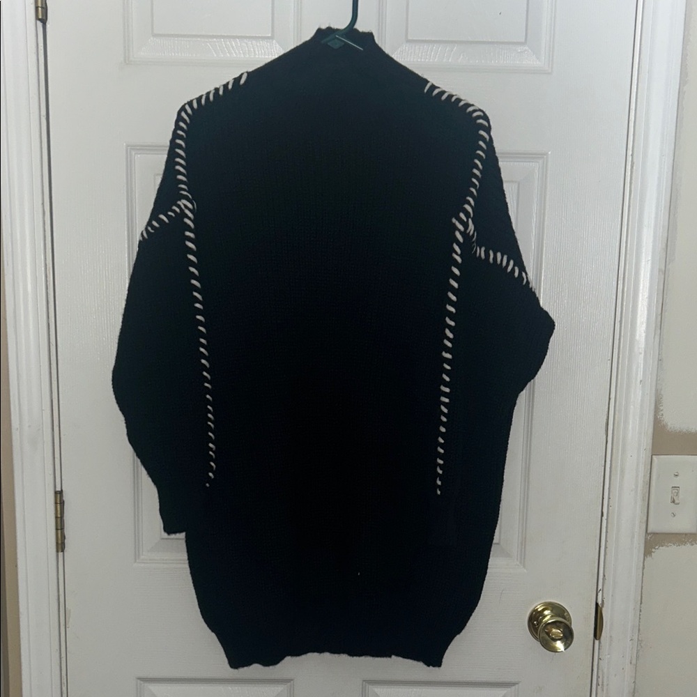Boohoo Black Sweater Dress